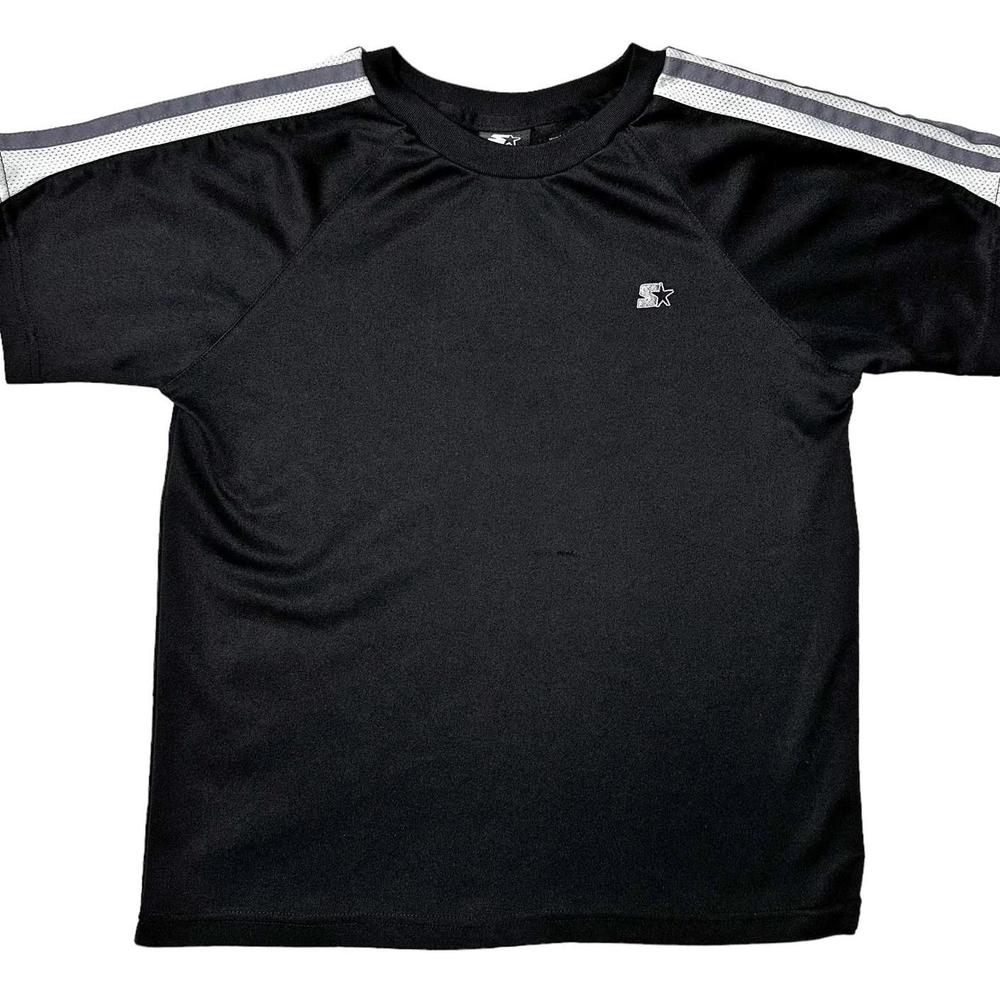 Starter Short Sleeve Athletic Performance Top Boys L 10/12